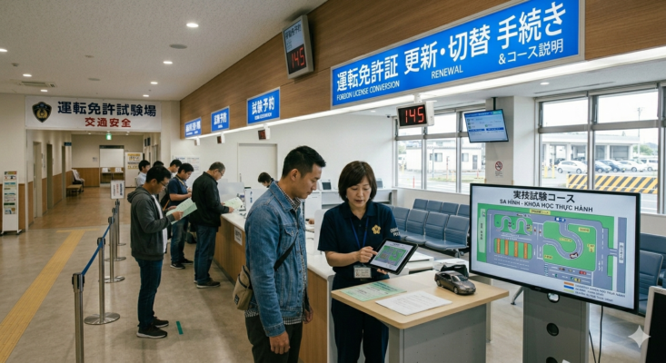 Chi phí đổi bằng lái xe tại Nhật hết bao nhiêu tiền? (Cập nhật 2026)